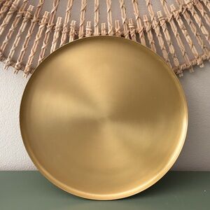 NEW Gold Tray Charger Decor  threshold